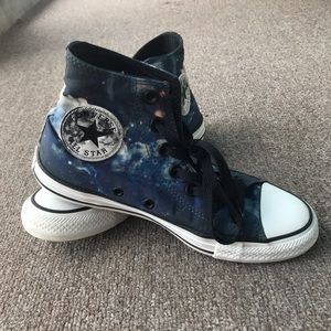 Night Sky High Top Converse
